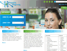 Tablet Screenshot of pinpoint-pharma.com